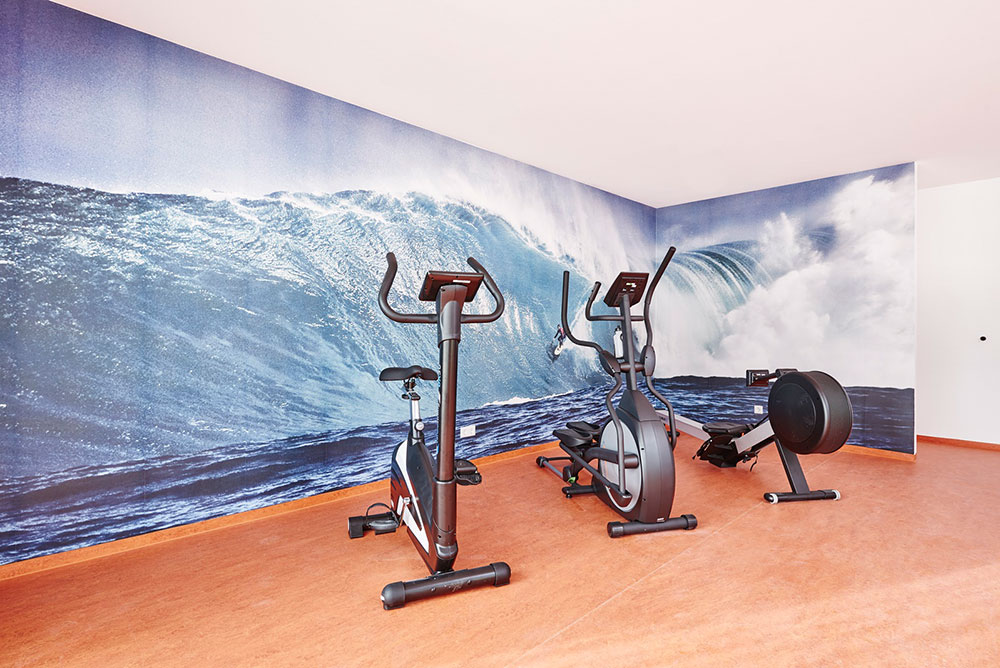 Fitnessraum im Aal Inn suites